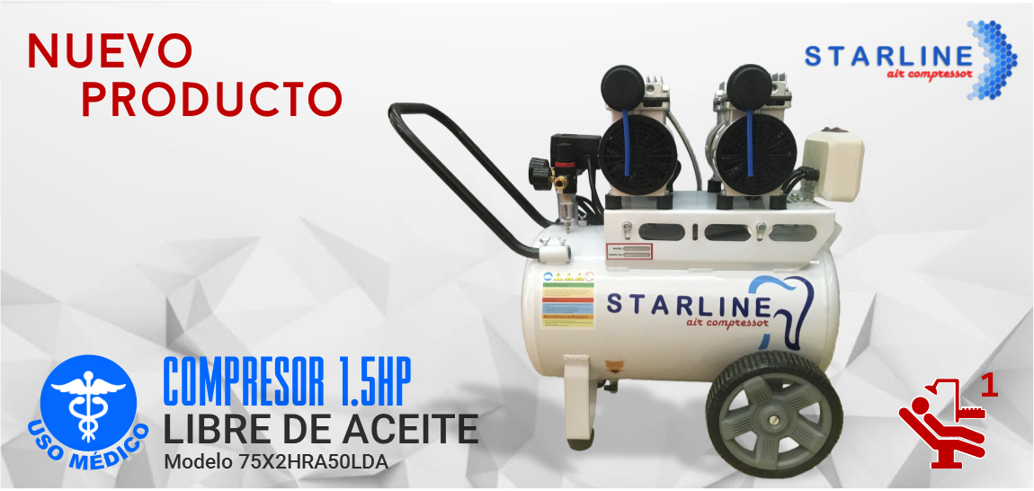 75x2HRA50LDA Starline air compressor, S.A. de C.V.